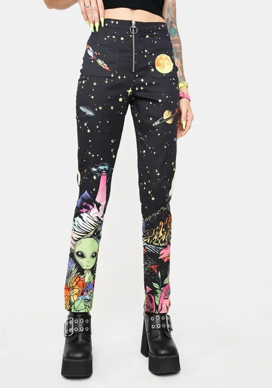 Ethereal World Graphic Pants sold by Dolls Kill