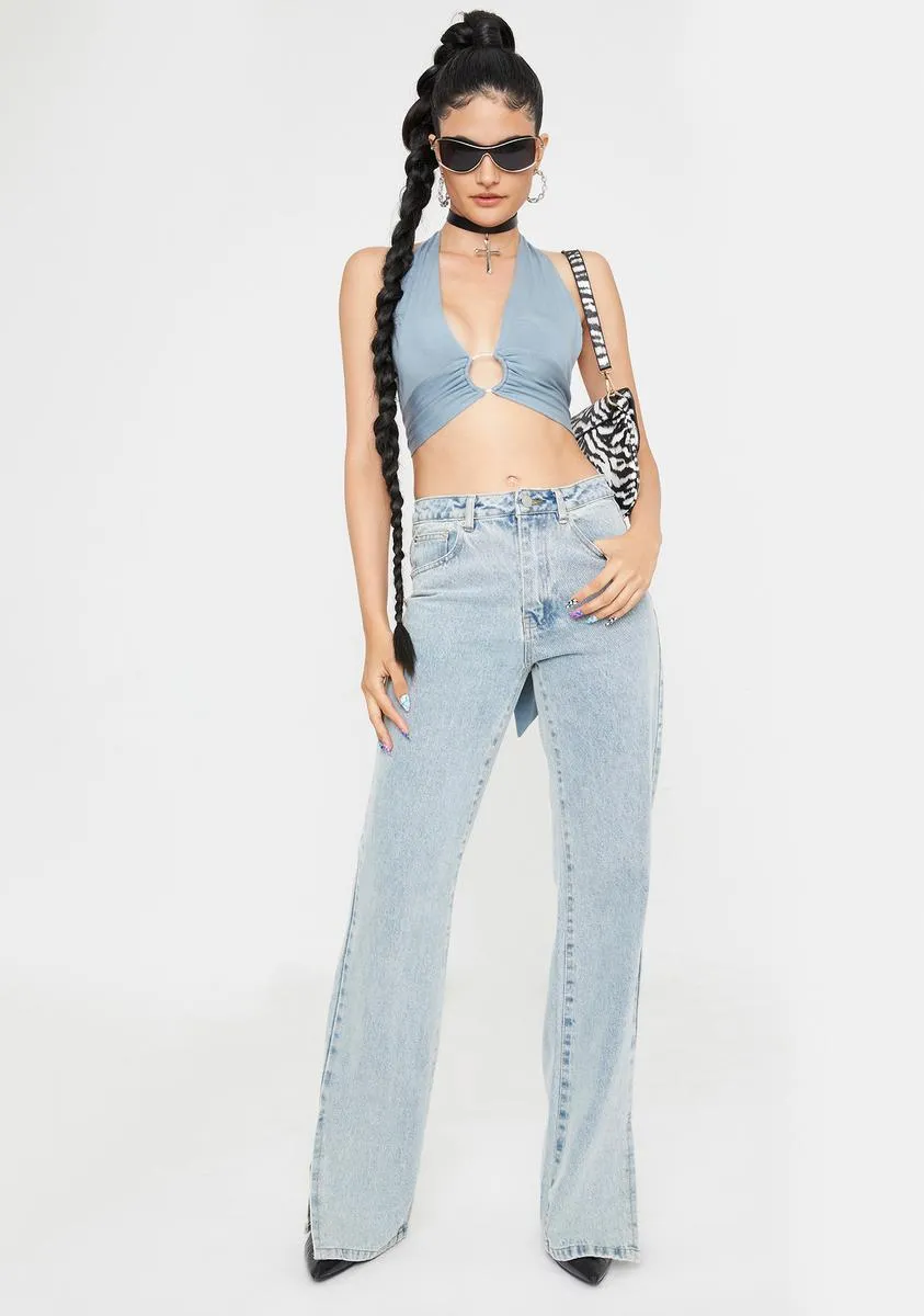 Chill Homegrown Hustler O Ring Halter Top sold by Dolls Kill product image thumbnail 3