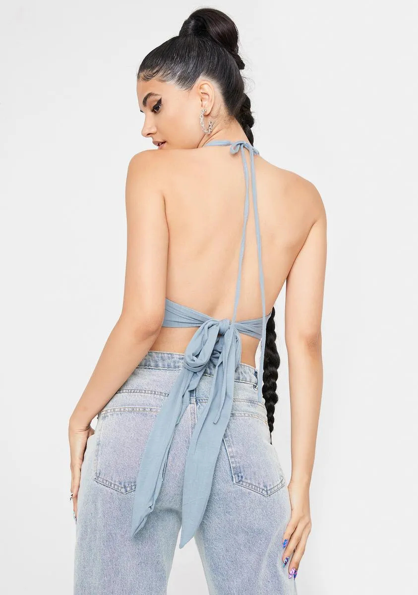 Chill Homegrown Hustler O Ring Halter Top sold by Dolls Kill product image thumbnail 4