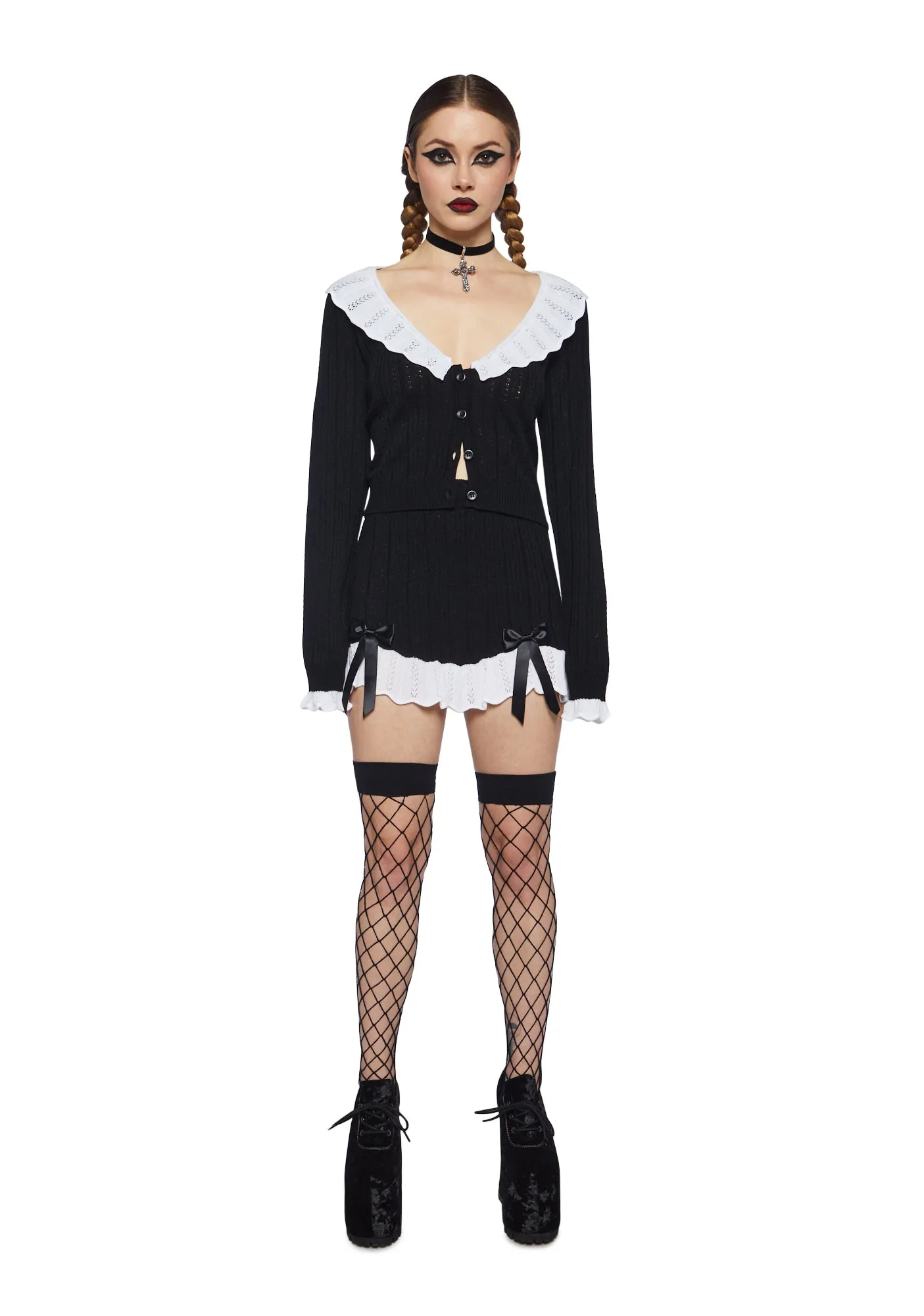 Shadowed Halls Skirt Set sold by Dolls Kill