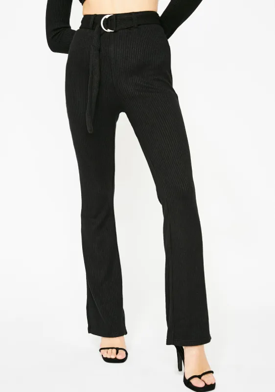 Midnight Move Ya Body Flared Pants sold by Dolls Kill