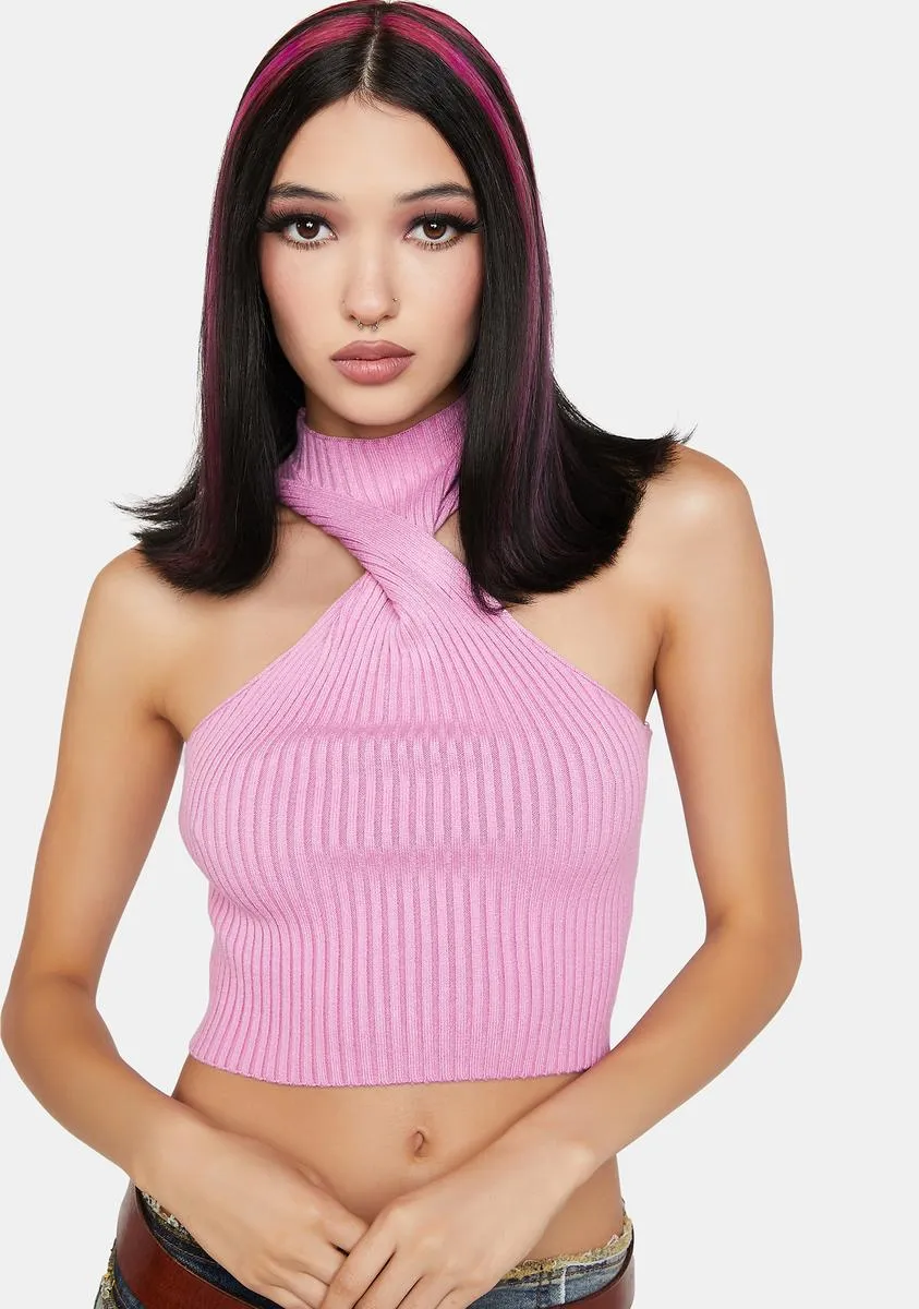 Look No Further Crop Top sold by Dolls Kill