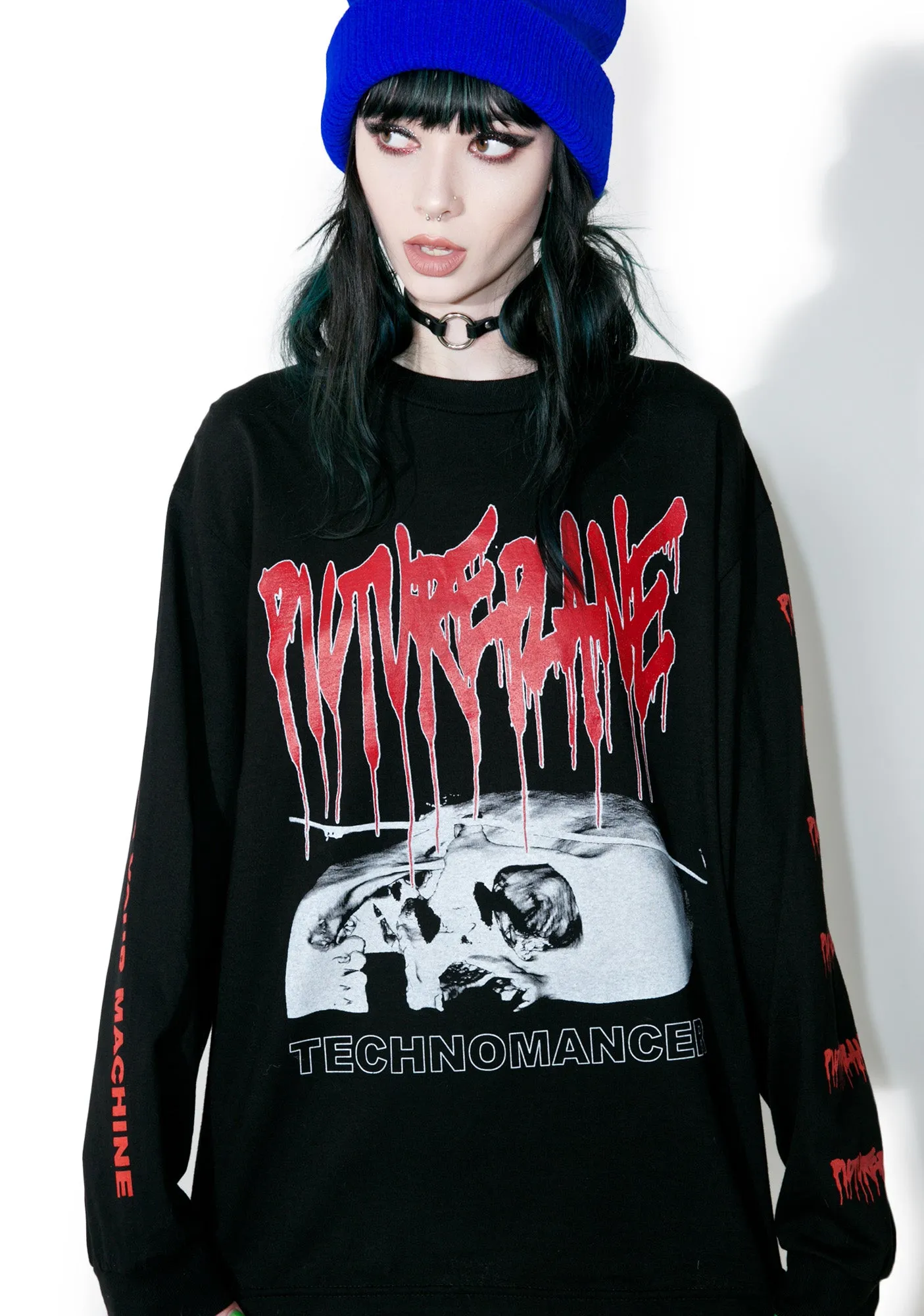 Technomancer Long Sleeve Tee sold by Dolls Kill product image thumbnail 4