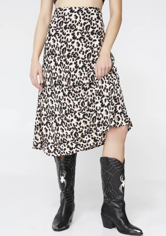 Pink Panther Tauri Midi Skirt sold by Dolls Kill