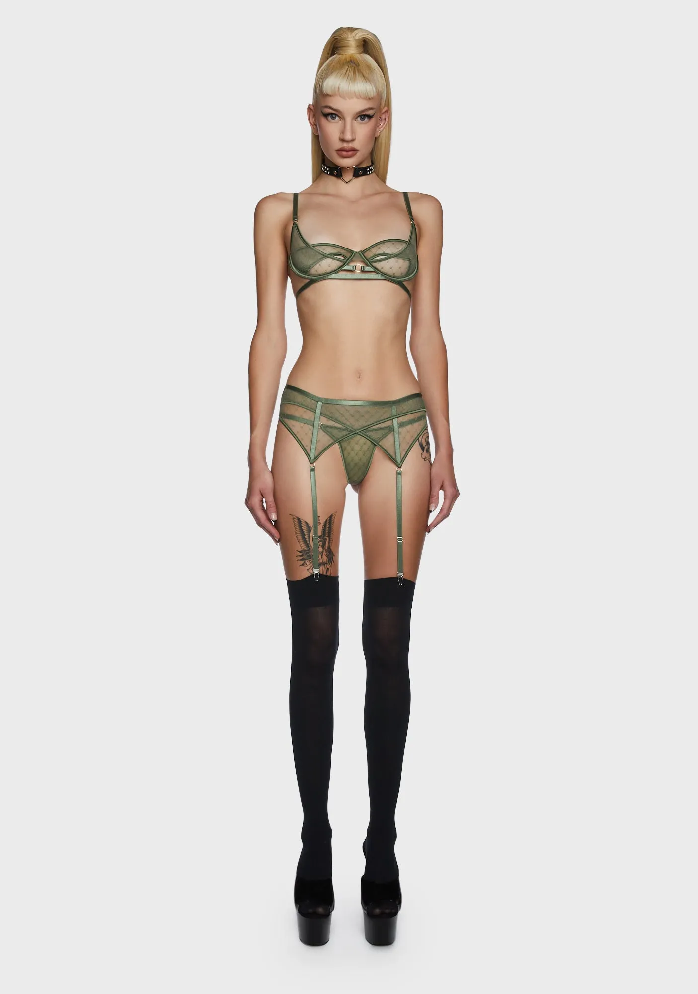 Done Deal Lingerie Set sold by Dolls Kill