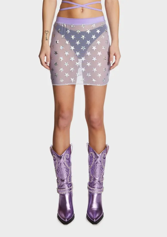 Your Fantasy Mini Skirt sold by Dolls Kill