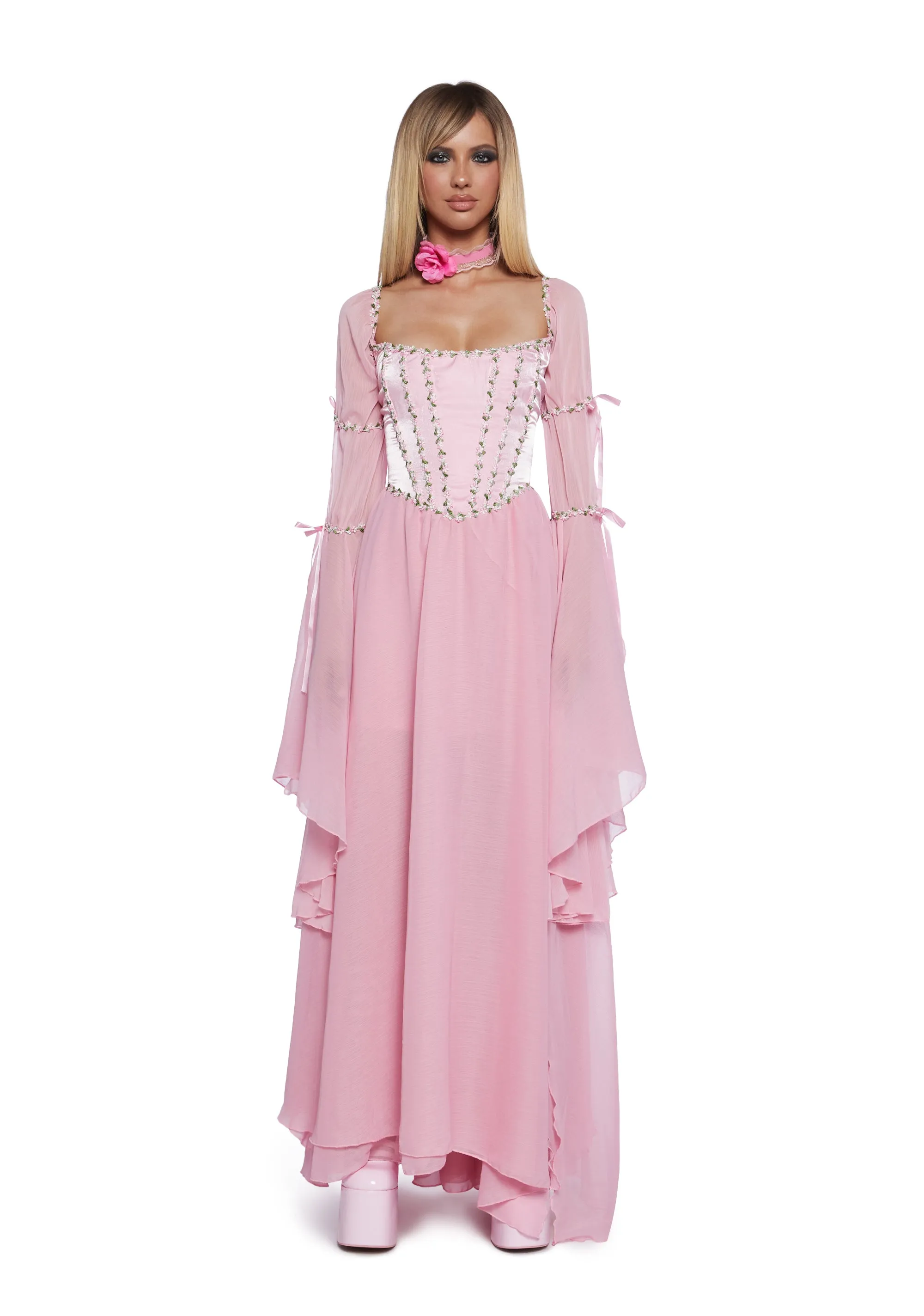 Enchanted Reign Maxi Dress sold by Dolls Kill