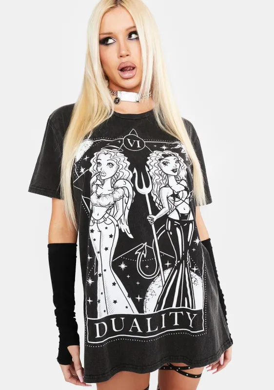 Twin Flame Graphic Tee sold by Dolls Kill