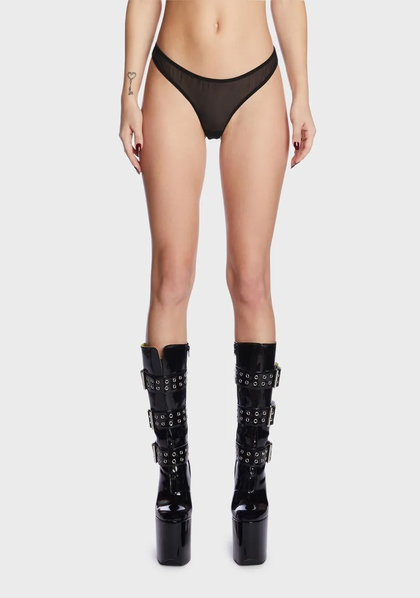 Earn My Present Bow Thong sold by Dolls Kill product image thumbnail 3