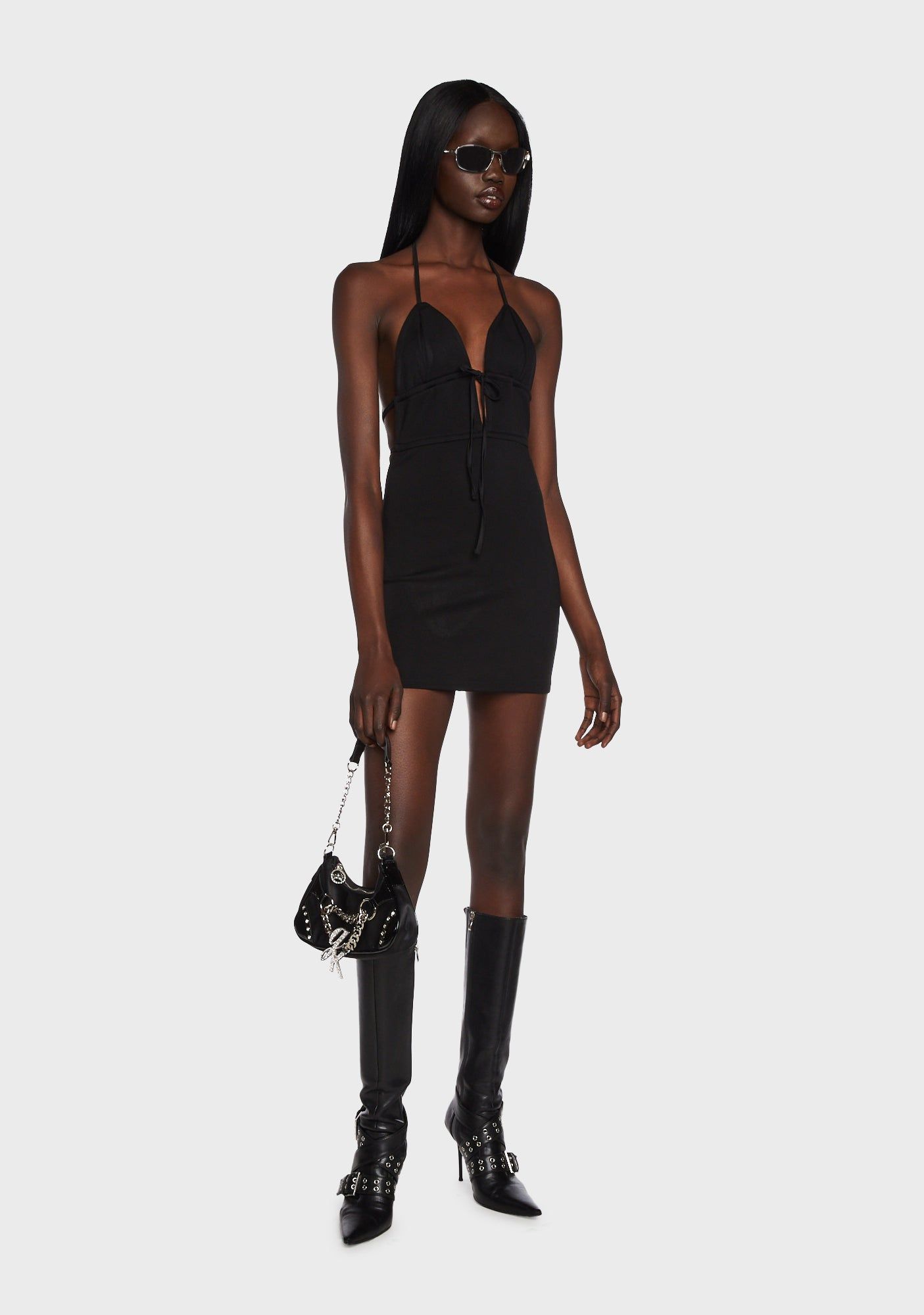 Audree Tie Open Back Mini Dress sold by Dolls Kill product image thumbnail 2