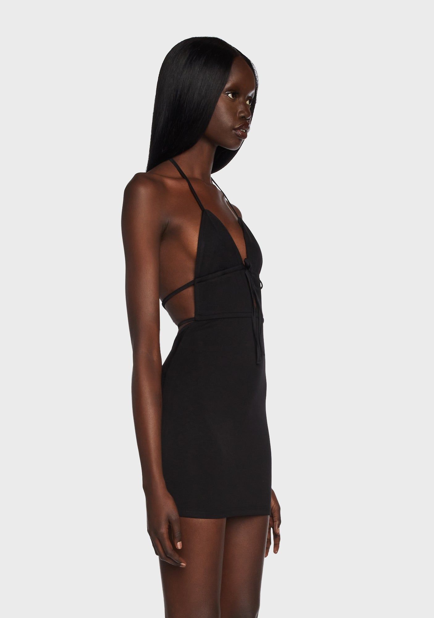 Audree Tie Open Back Mini Dress sold by Dolls Kill product image thumbnail 3