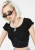 Tata Sequin Bodice sold by Dolls Kill