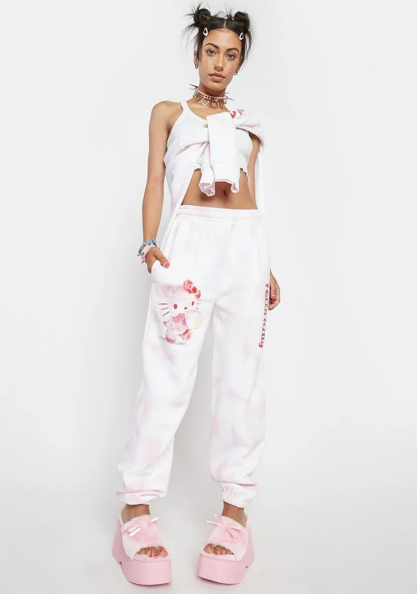 Hello Kitty Bubble Tie Dye Joggers sold by Dolls Kill product image thumbnail 3