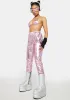 Sweet Electric Highway Holographic Joggers Set sold by Dolls Kill