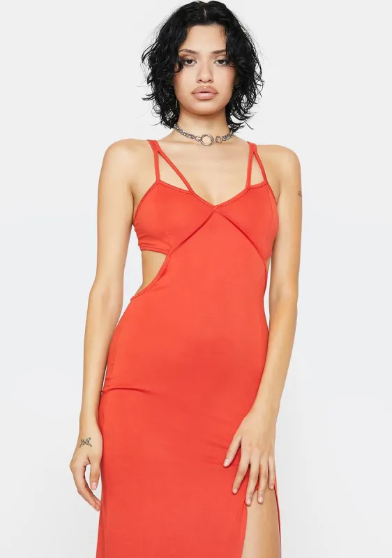 Hot Aphrodisiac Maxi Dress sold by Dolls Kill
