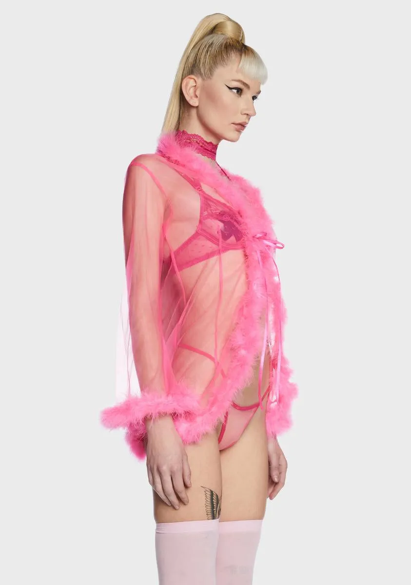 Candy Dream Land Feather Robe sold by Dolls Kill product image thumbnail 4