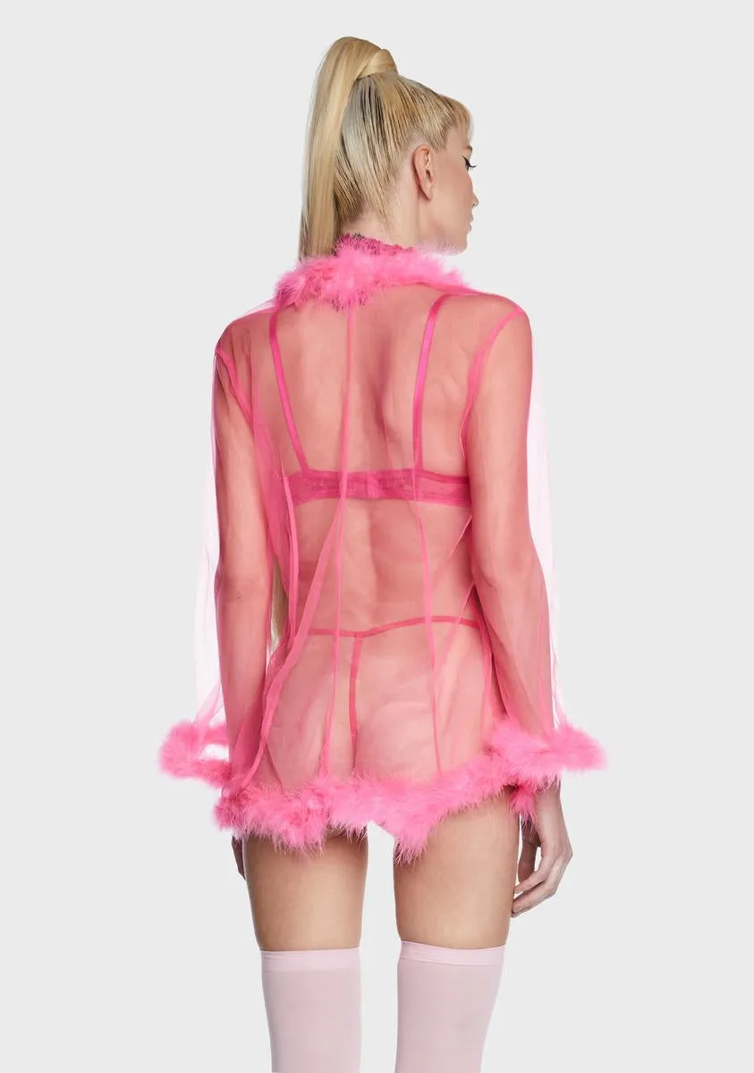 Candy Dream Land Feather Robe sold by Dolls Kill product image thumbnail 5