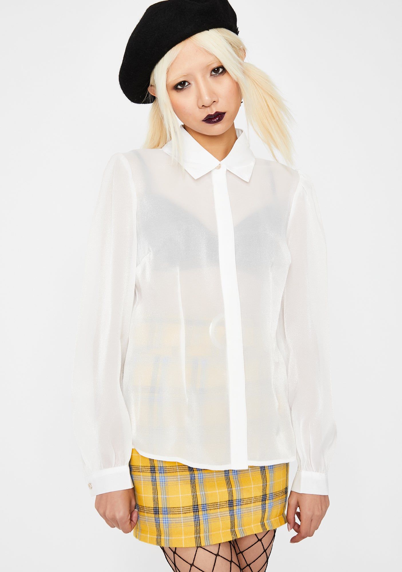 Chill Dream On Organza Top sold by Dolls Kill