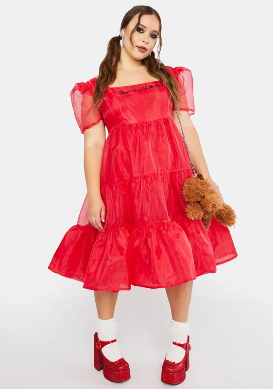 Plus Click Your Heels Midi Dress sold by Dolls Kill