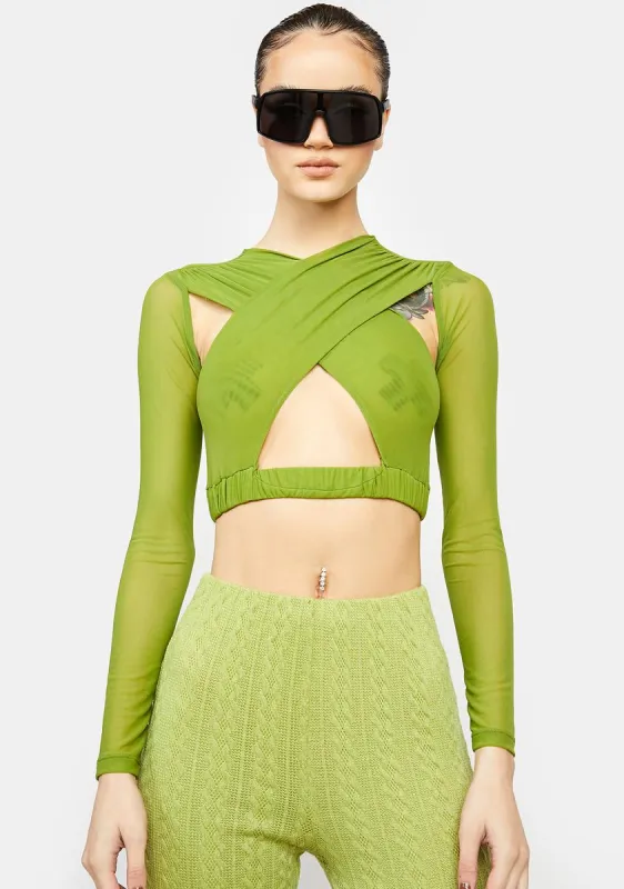 That's A First Crop Top sold by Dolls Kill