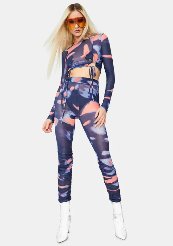 Sugar High Mesh Leggings Set sold by Dolls Kill
