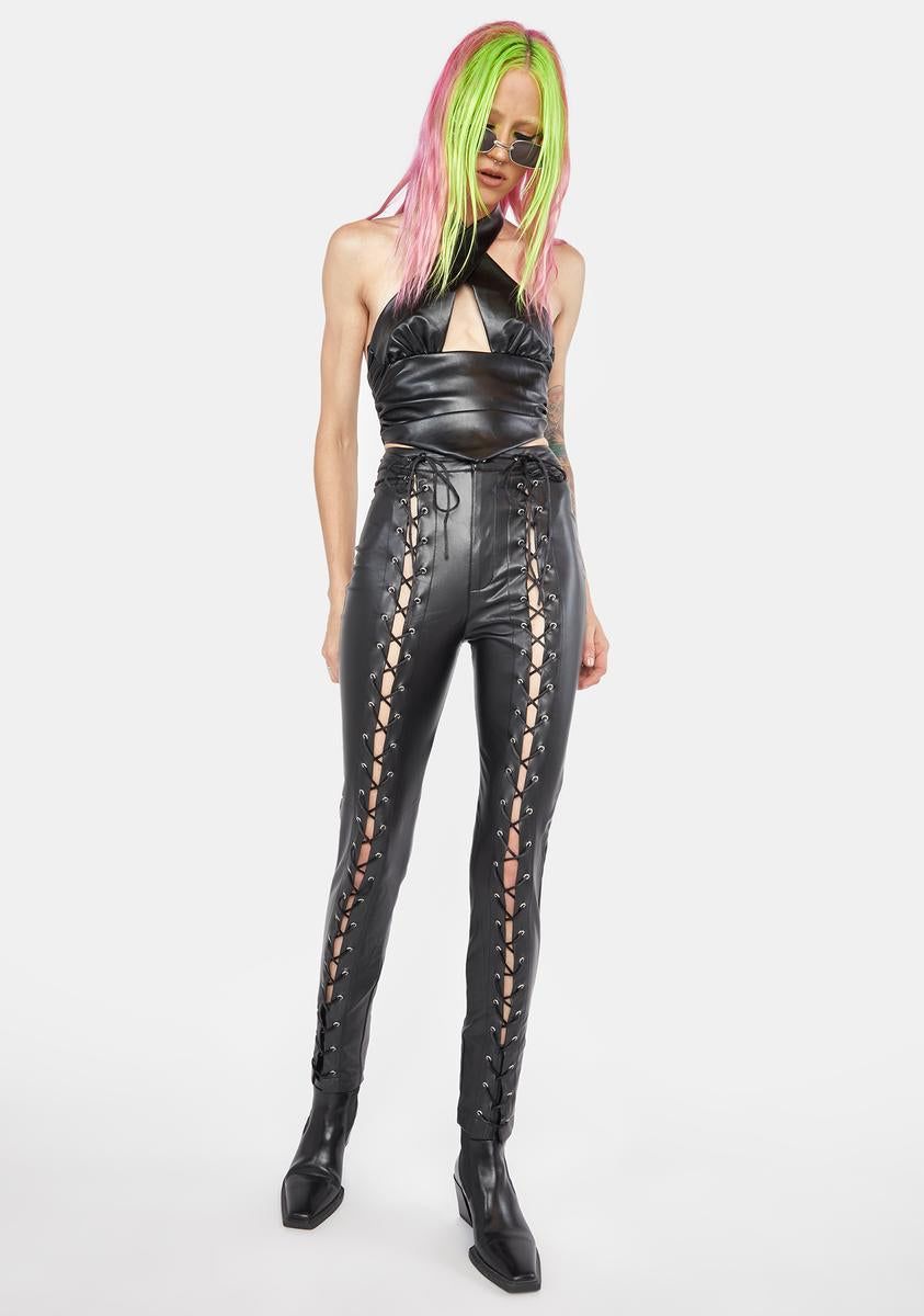 Underground Gig Lace Up Pant sold by Dolls Kill product image thumbnail 3