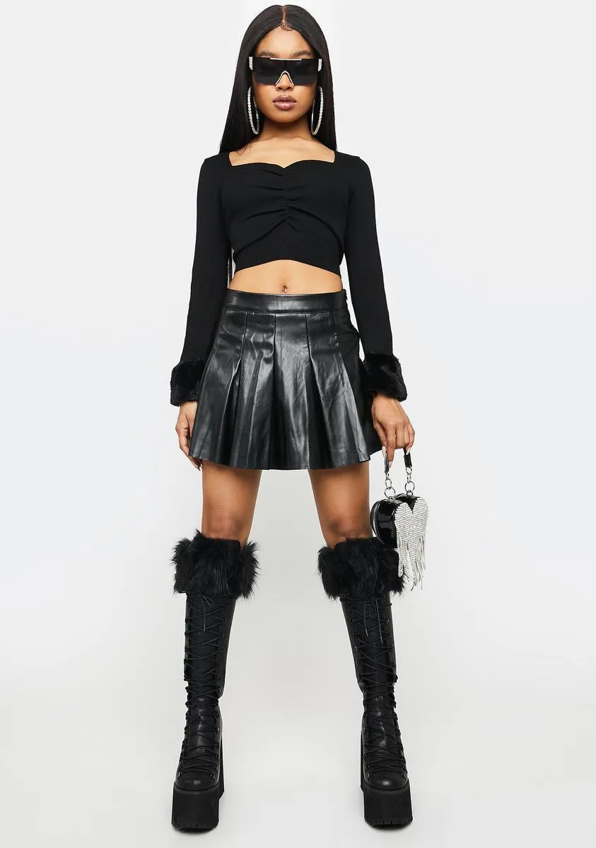 Night Say You'll Stay Crop Top sold by Dolls Kill product image thumbnail 3