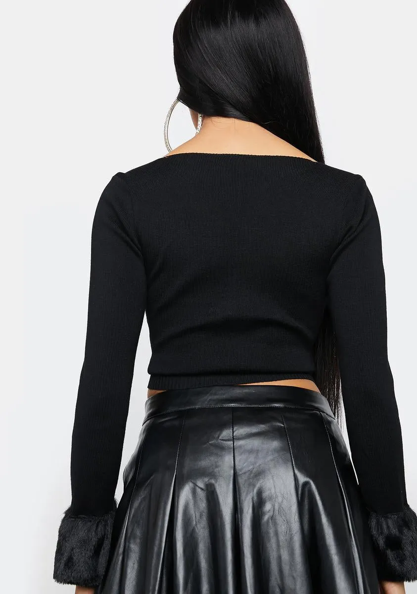 Night Say You'll Stay Crop Top sold by Dolls Kill product image thumbnail 4