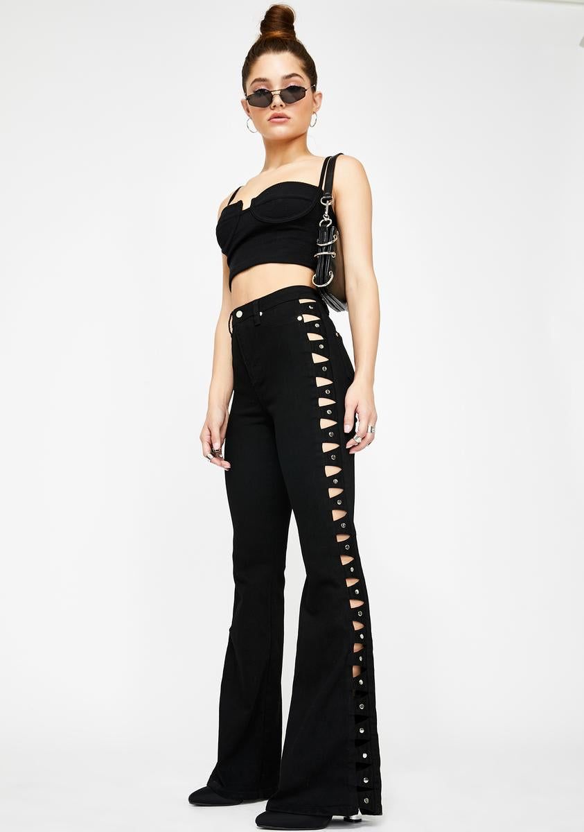 Elsi Flare Pants sold by Dolls Kill