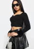Night Say You'll Stay Crop Top sold by Dolls Kill