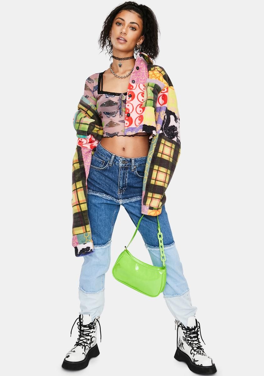 Mesh Butterfly Top sold by Dolls Kill product image thumbnail 3