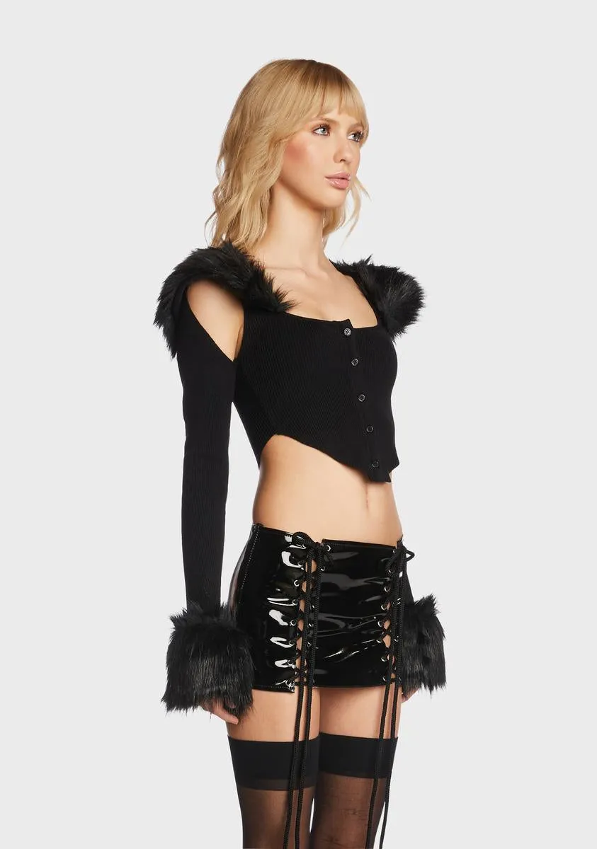 Flexin' For You Faux Fur Bolero sold by Dolls Kill product image thumbnail 3