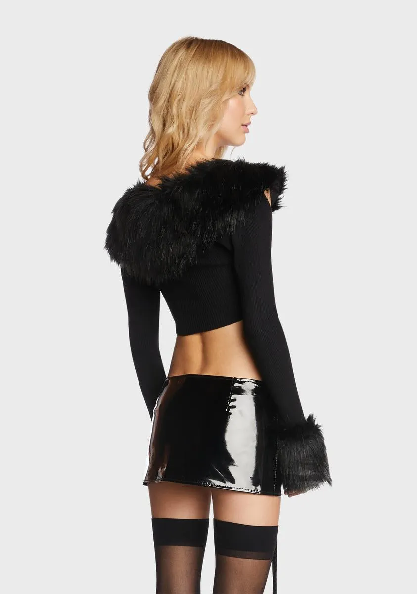 Flexin' For You Faux Fur Bolero sold by Dolls Kill product image thumbnail 4
