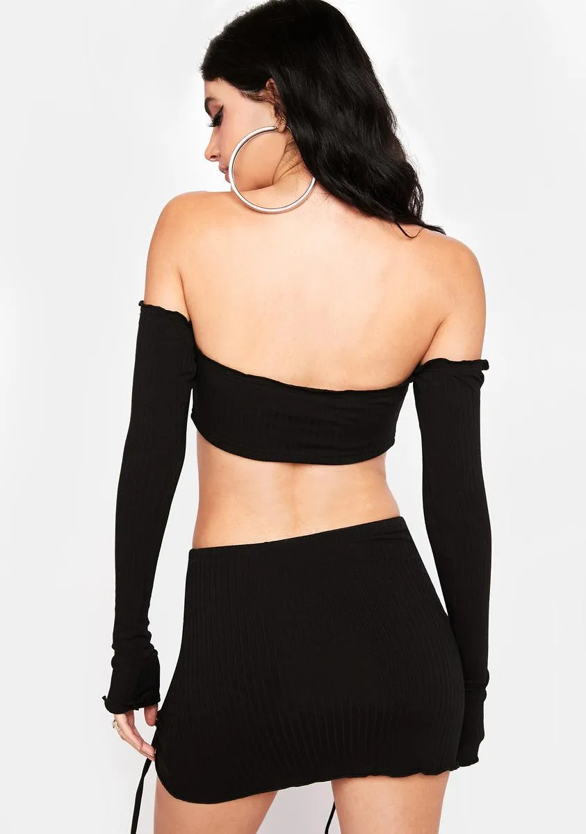 Midnight Stealing Hearts Skirt Set sold by Dolls Kill product image thumbnail 4