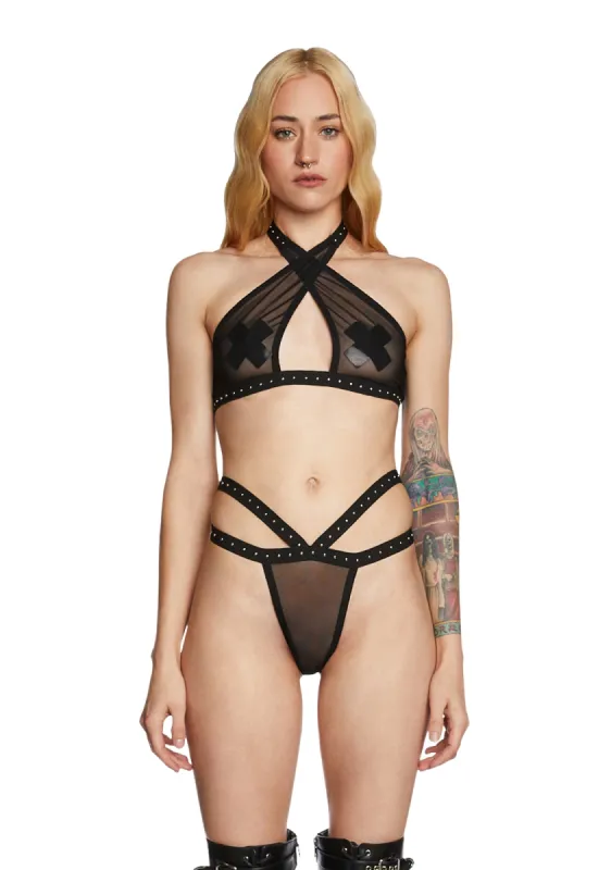 After Dark Service Lingerie Set sold by Dolls Kill