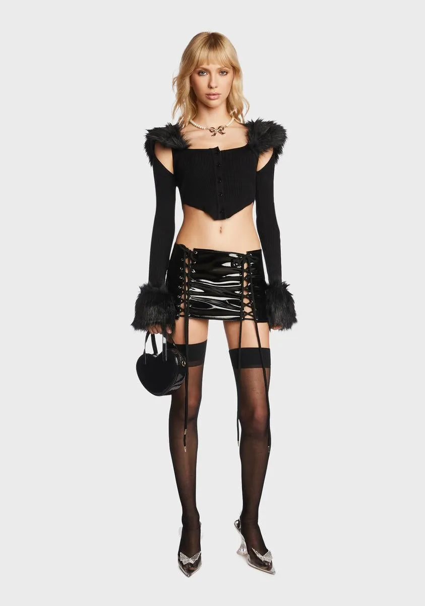 Flexin' For You Faux Fur Bolero sold by Dolls Kill product image thumbnail 5