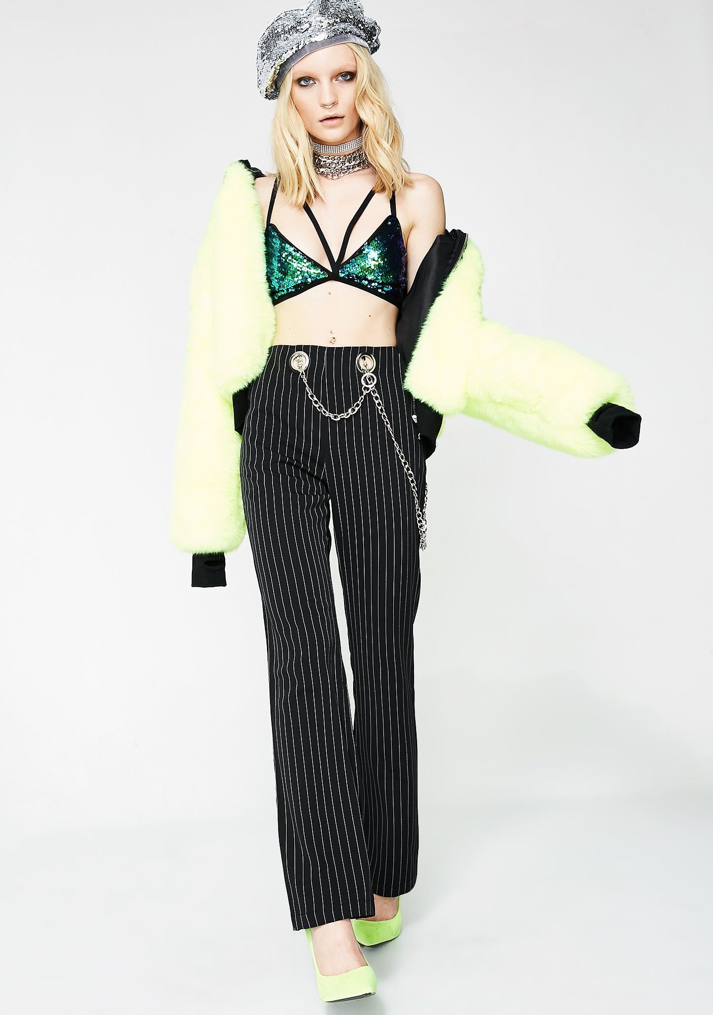 Mermaid Bliss Sequin Bralette sold by Dolls Kill product image thumbnail 5