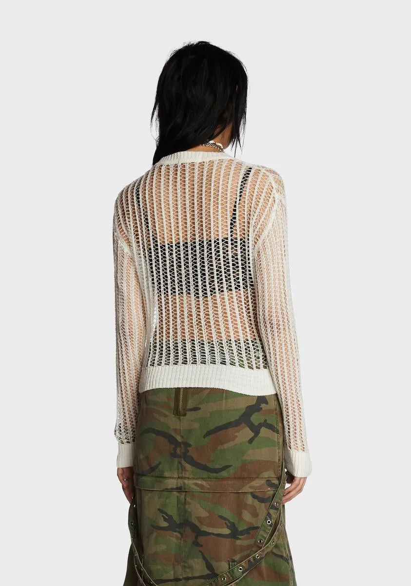 Complex Self Sheer Sweater sold by Dolls Kill product image thumbnail 4