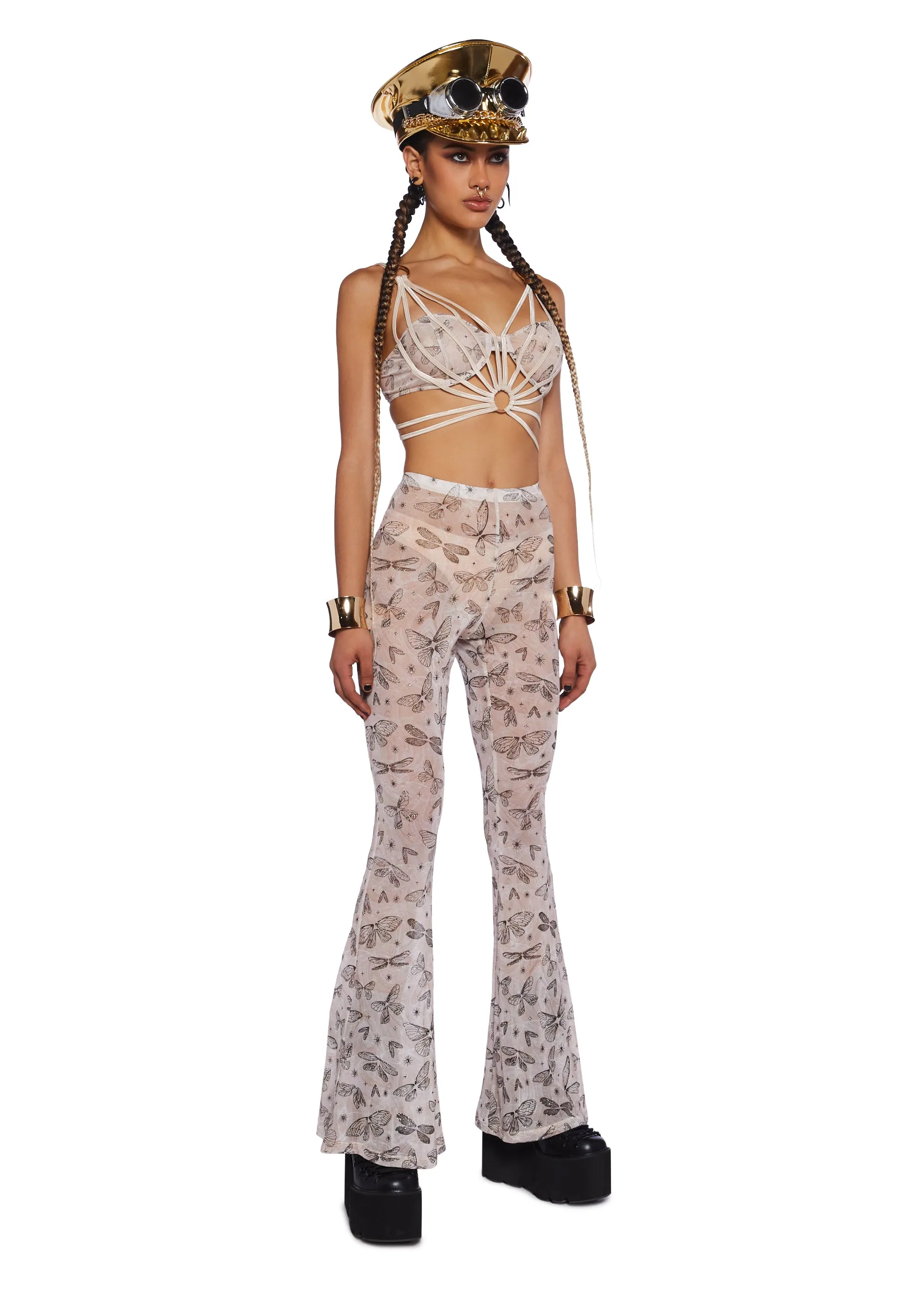 Magic Metamorphosis Flare Pants sold by Dolls Kill product image thumbnail 5