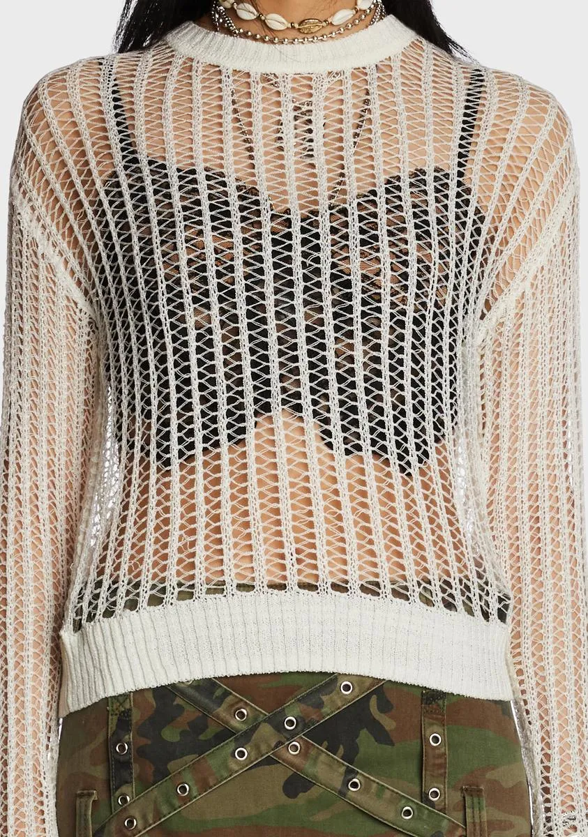 Complex Self Sheer Sweater sold by Dolls Kill product image thumbnail 2