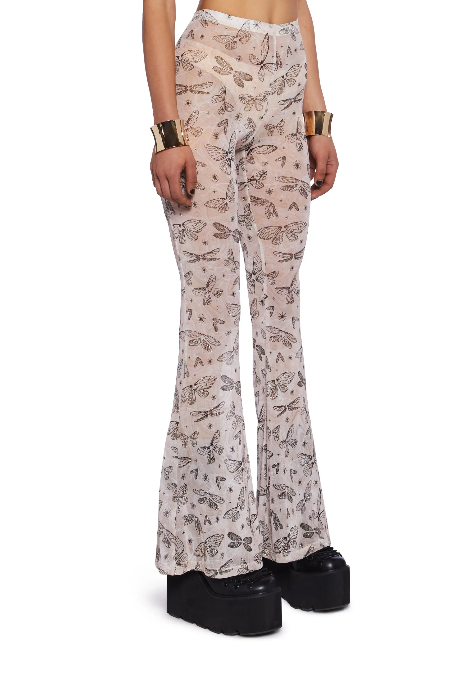 Magic Metamorphosis Flare Pants sold by Dolls Kill product image thumbnail 3