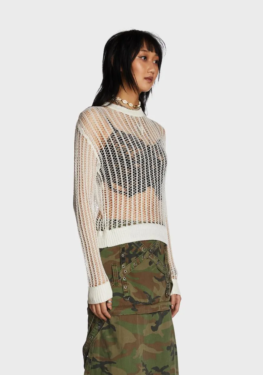 Complex Self Sheer Sweater sold by Dolls Kill product image thumbnail 3