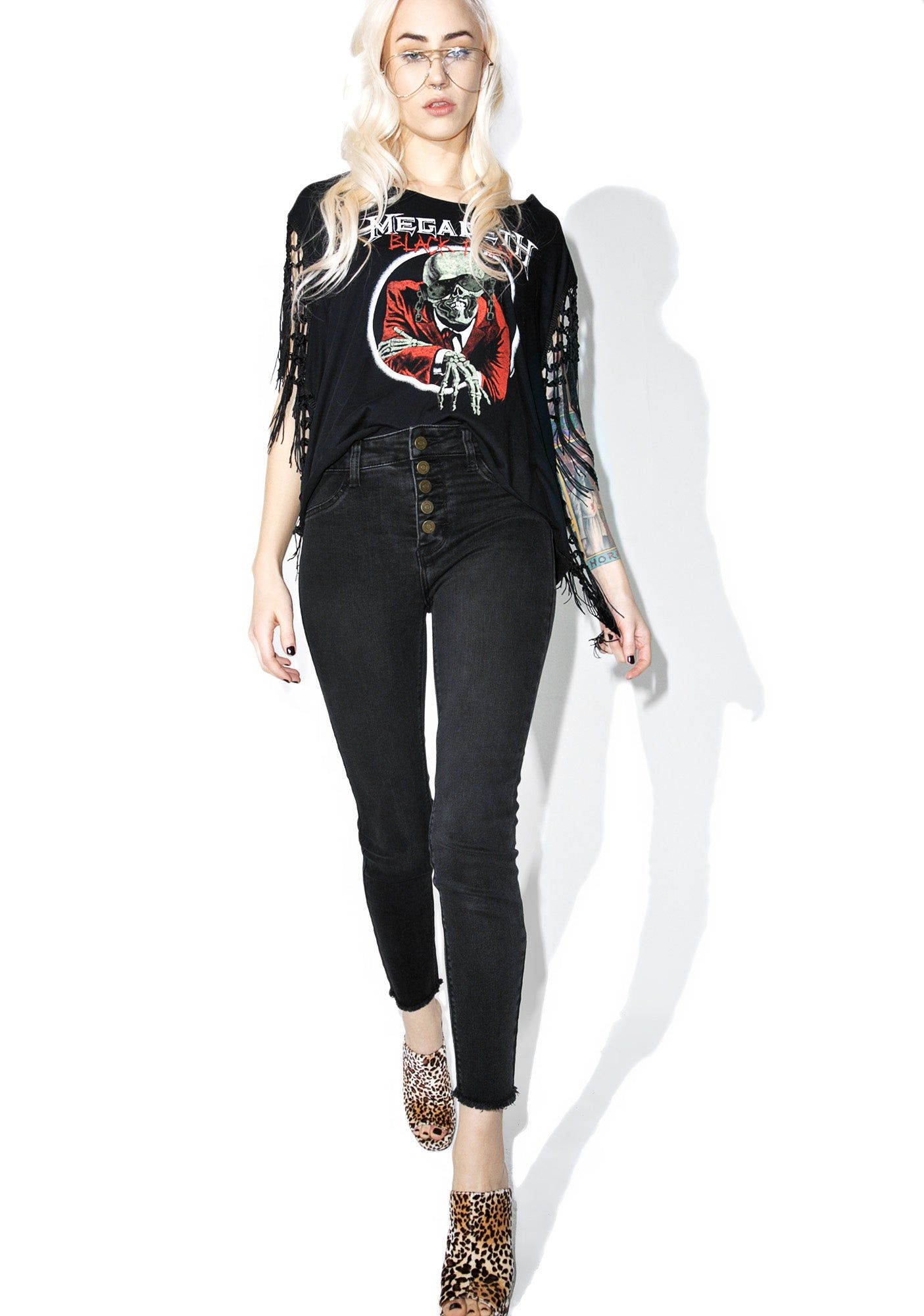 Campbell Cropped Skinny Jeans sold by Dolls Kill product image thumbnail 5