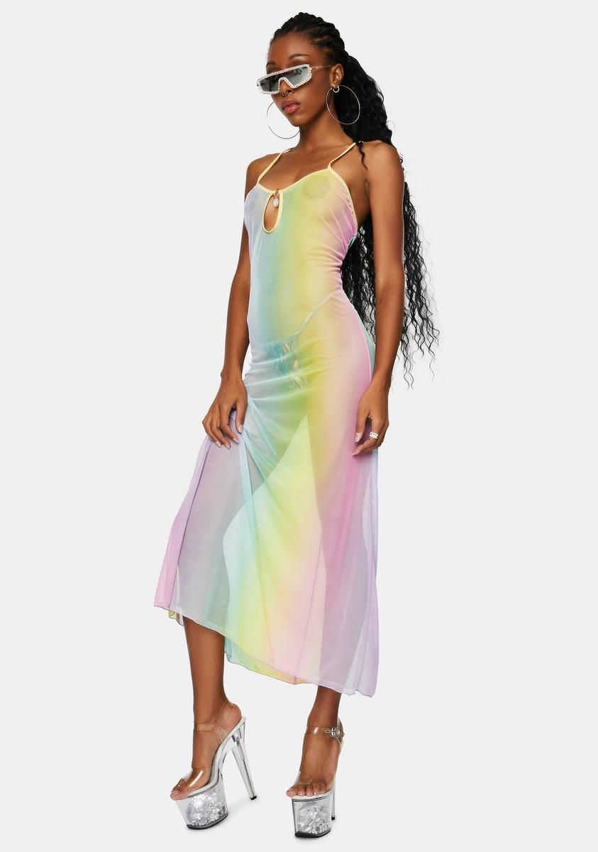 Rainbow M Extended Chemise sold by Dolls Kill