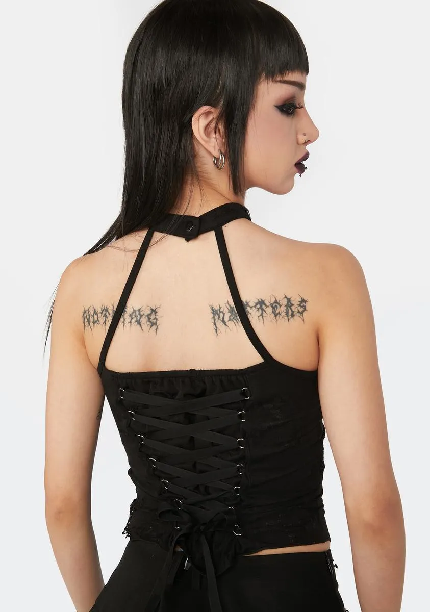 Rocker Decadent Halter Top sold by Dolls Kill product image thumbnail 4