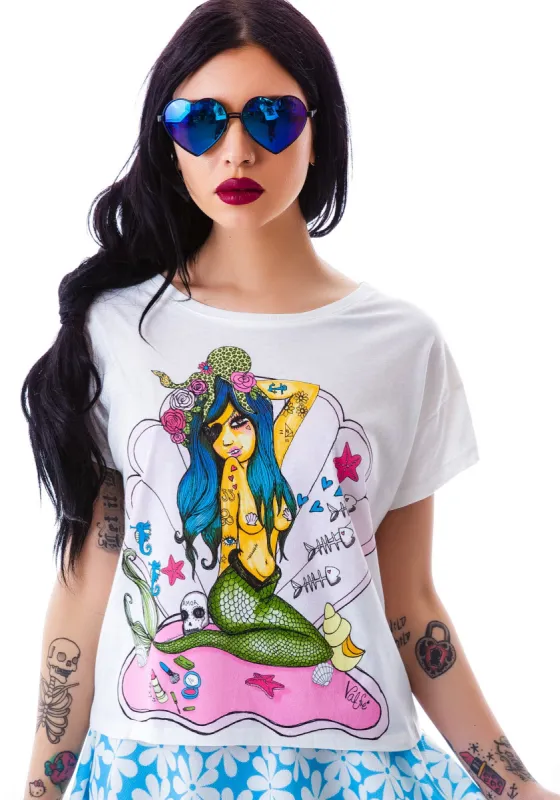 Mermaid Girl Valfré Crew Tee made by Valfre