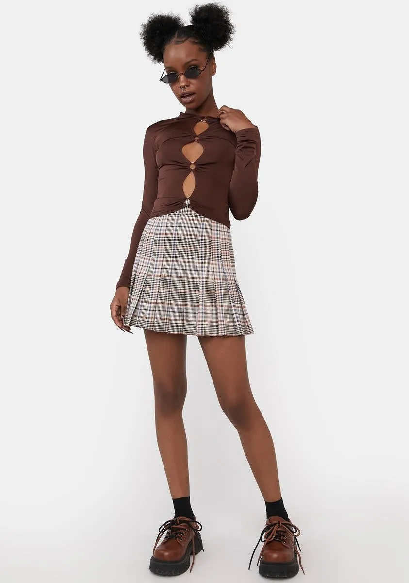Penny Literally Haute Long Sleeve Crop Top sold by Dolls Kill product image thumbnail 3