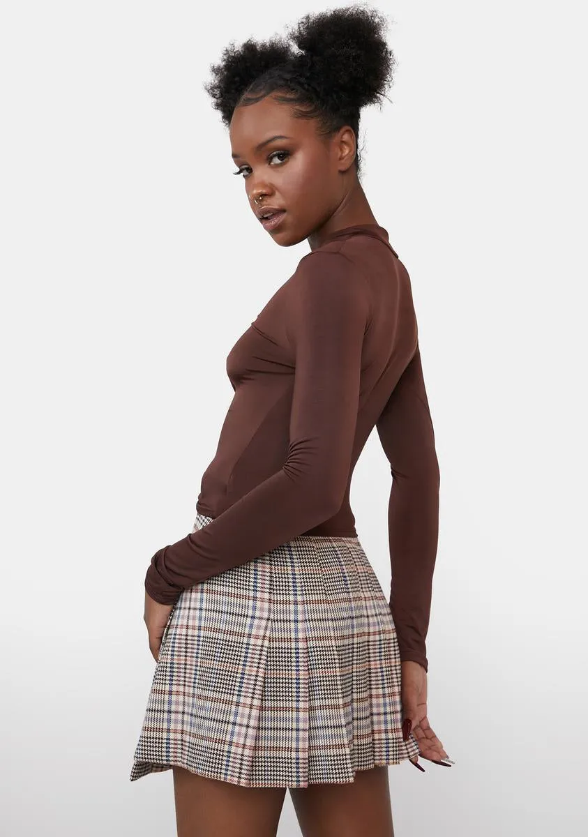 Penny Literally Haute Long Sleeve Crop Top sold by Dolls Kill product image thumbnail 4