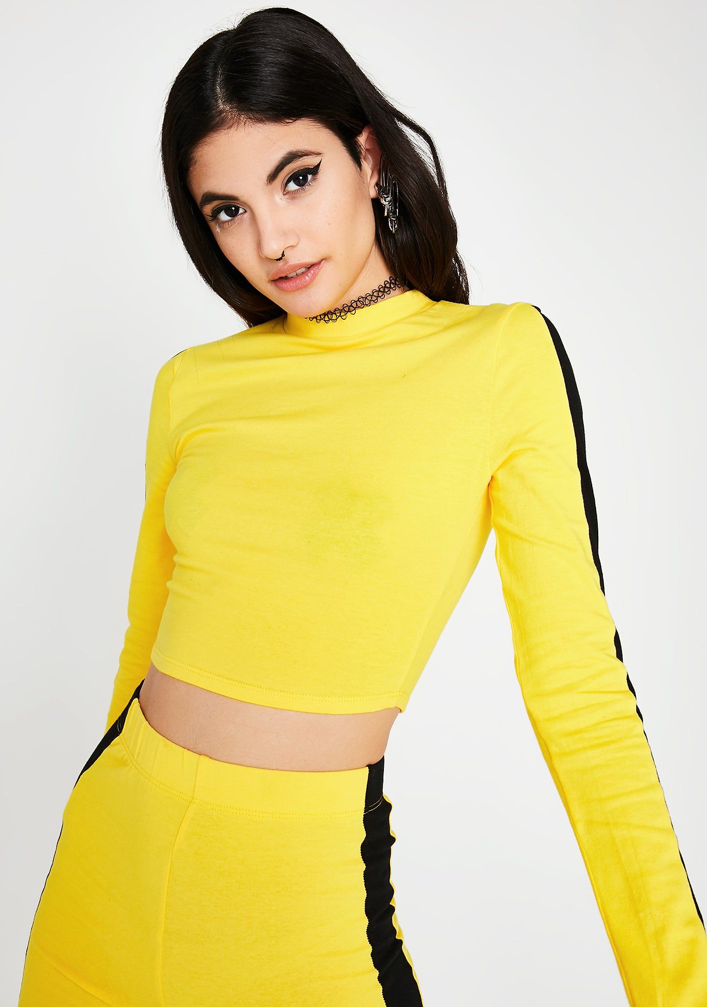 Cold Killer Striped Top sold by Dolls Kill