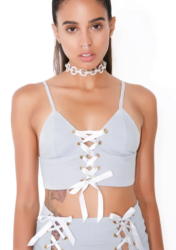 Silverfox Xtina Bralette sold by Dolls Kill